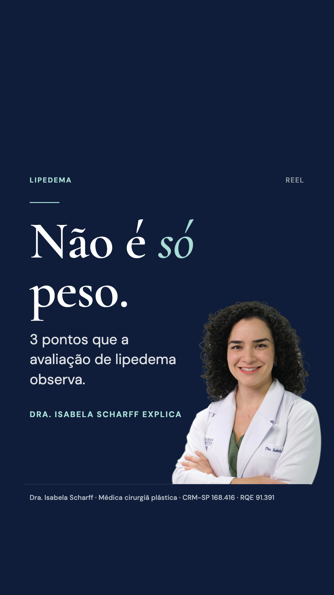 Capa do reel sobre lipedema
